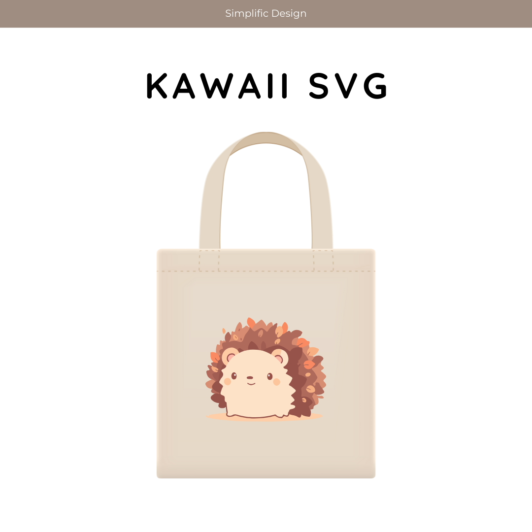 Dummy Product - Kawaii SVG - Hedgehog