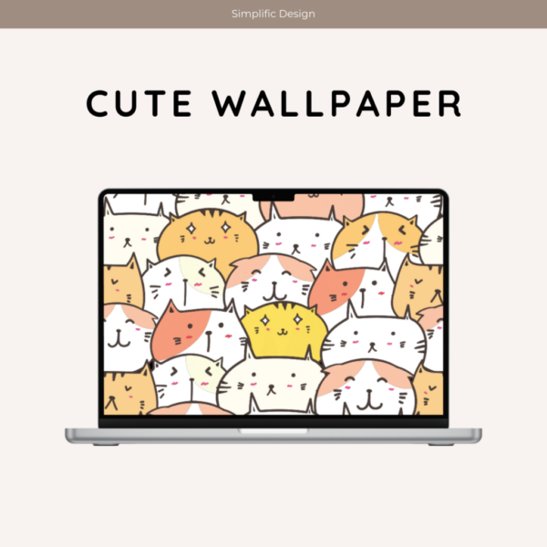 Dummy Product - Wallpaper - Crowded Cats